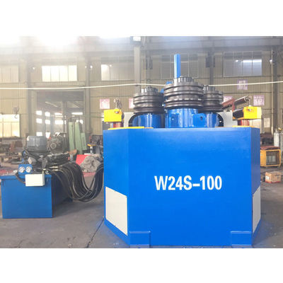 W24s-45 শীট মেটাল অনুভূমিক এইচ বিম নমন মেশিন হাইড্রোলিক্স YX প্রোফাইল 460mm